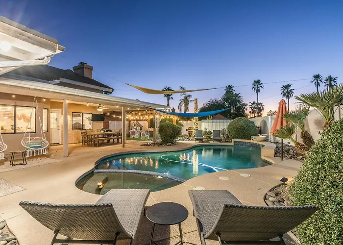 Ferienhaus Unique Chique Backyard Games Pool So Much Phoenix